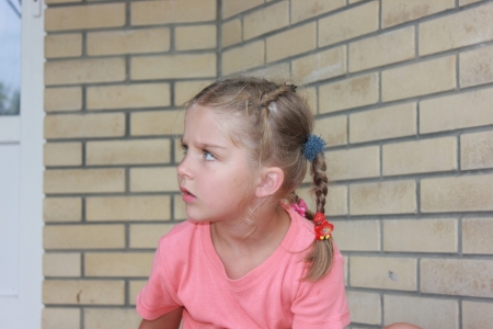 child in summer 2012の写真素材