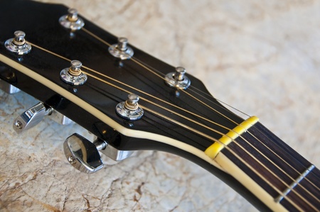 Guitar head and tuner 