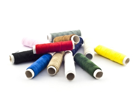 Colorful thread isolate 