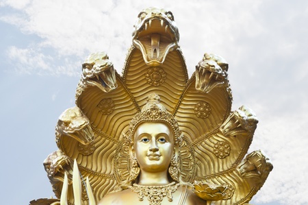 Narai with seven head dragon 