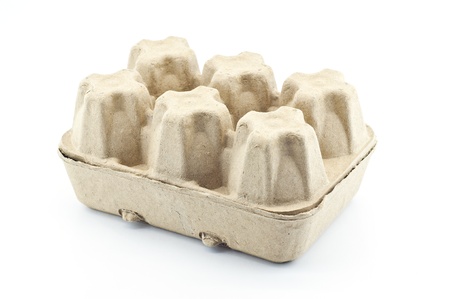 Eggs in paper tray 
