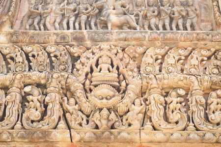 Lintel sculpture の写真素材