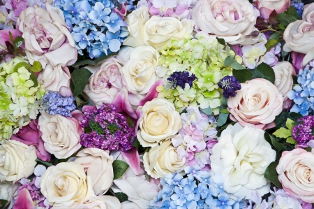 Artificial flower for decoration の写真素材
