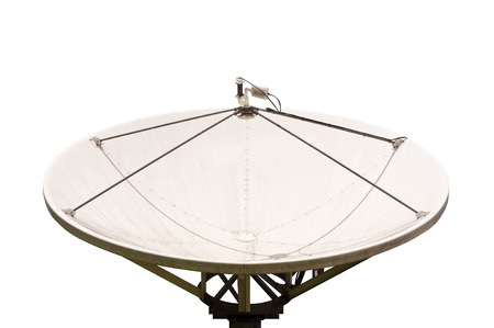 Satellite dish isolated の写真素材