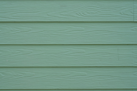 New green wooden wall 