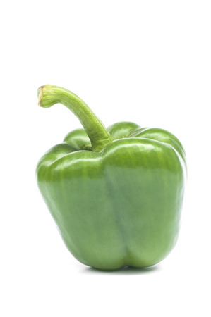Green pepper isolated の写真素材