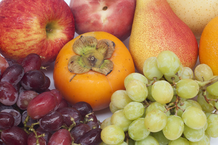 Colorful fresh and ripe fruits の写真素材