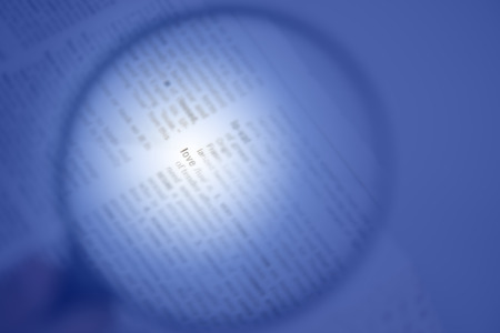 Love word, romance concept in blue color の写真素材