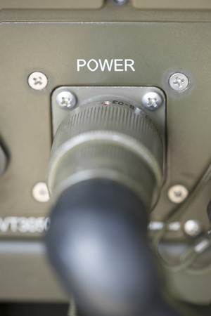 High voltage power plug.の写真素材