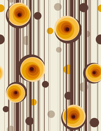 Seamless abstract floral background. Vector illustration.のイラスト素材