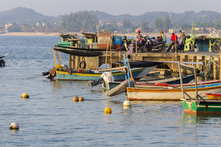 TERENGGANU - 03/07/2016 : fishing port area during the morningのeditorial素材