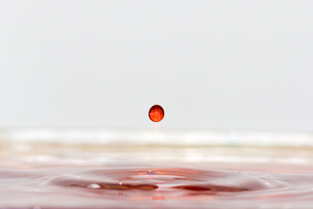 close up Water Dropの写真素材