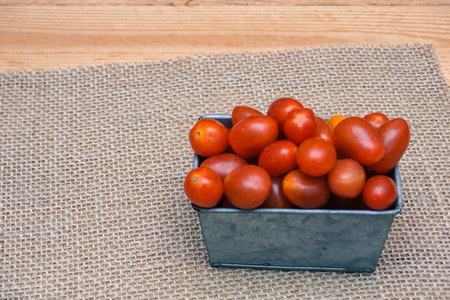 closeup cherry tomatoesの写真素材