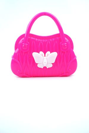 pink handbagsの写真素材