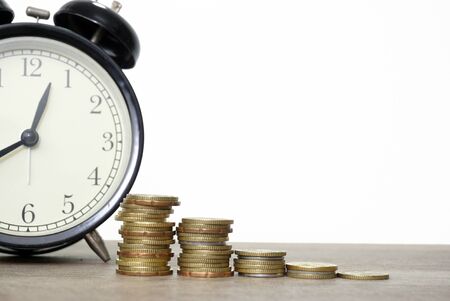 Time is money, financial conceptの写真素材