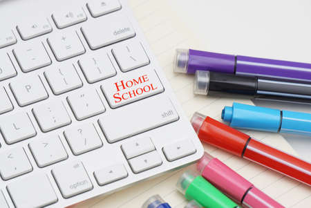 The latest concept of online schoolの写真素材