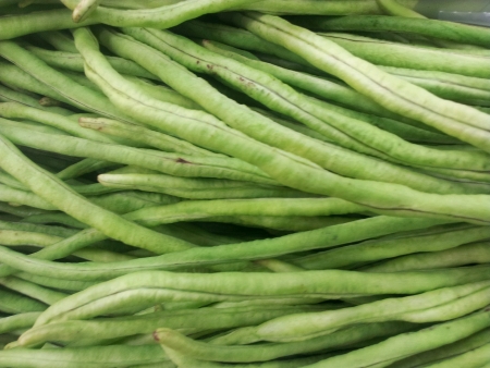 fresh green long beans