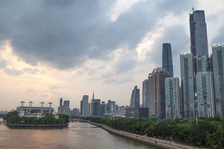 Guangzhou city landscapeのeditorial素材
