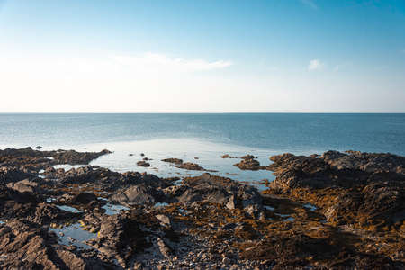 Views of Dublin Bay and the coastline.の写真素材