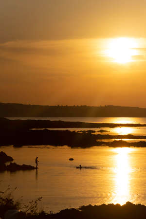 Sunset image in Skerries, Dublin.の写真素材