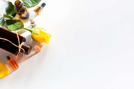 natural homemade perfumes and herbal creamsの写真素材