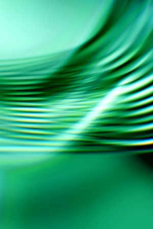 green waveの写真素材