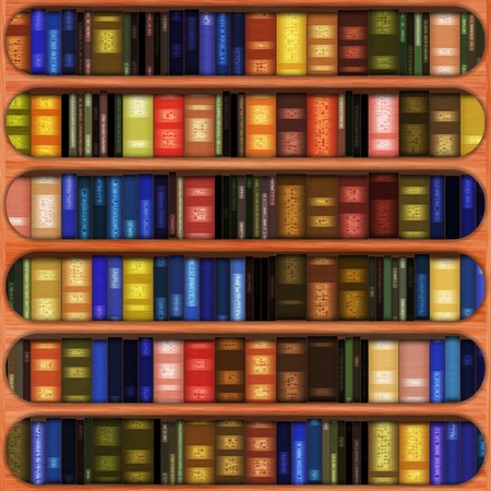 bookshelves backgroundの写真素材