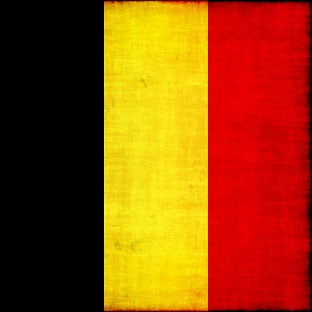 Belgium grunge flagの写真素材