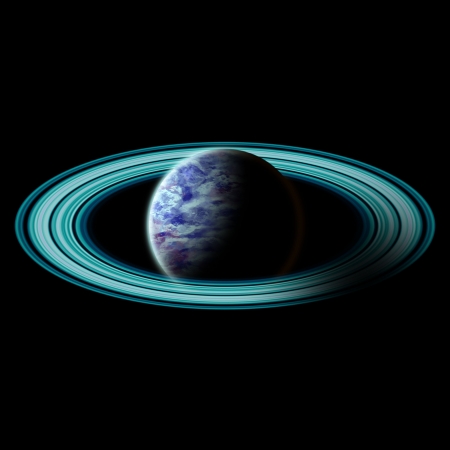 blue planetの写真素材