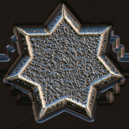metal starの写真素材