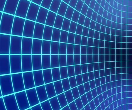 Shiny Distorted Grid Blue Gradient background