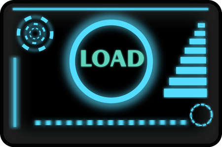 Load and Alert Interface for Motion Designの写真素材