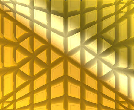 3D Forms and shapes Background with shiny and distorted triangles Coverの写真素材