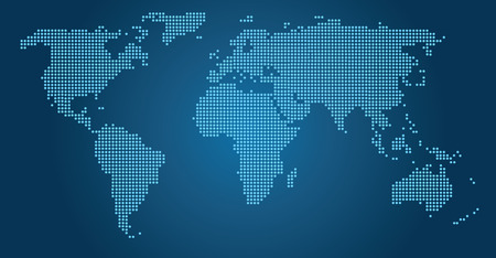 World map dots EPS 10のイラスト素材