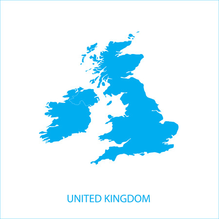United Kingdom - Mapのイラスト素材