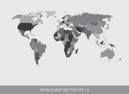 World Map Concept EPS 10のイラスト素材
