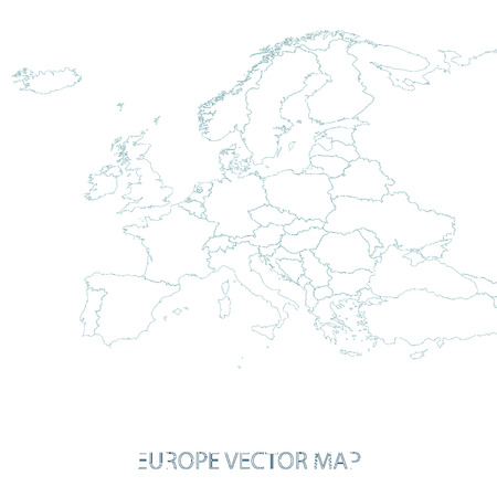 Europe Mapのイラスト素材