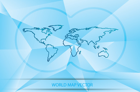 World Map Concept Frozen EPS 10のイラスト素材