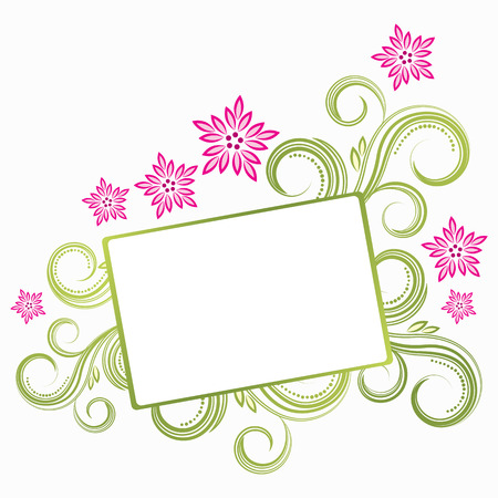 Spring floral background のイラスト素材