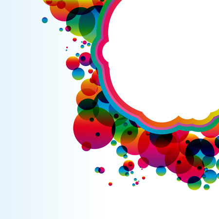 Abstract colorful background. Illustration for your design.のイラスト素材