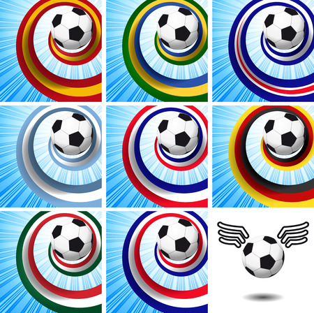 Leader of the set â soccer design elements. Illustration for your designのイラスト素材
