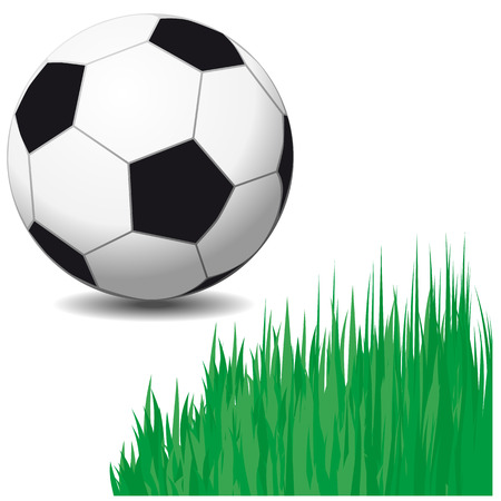  soccer ball. Isolated shiny soccer ball のイラスト素材