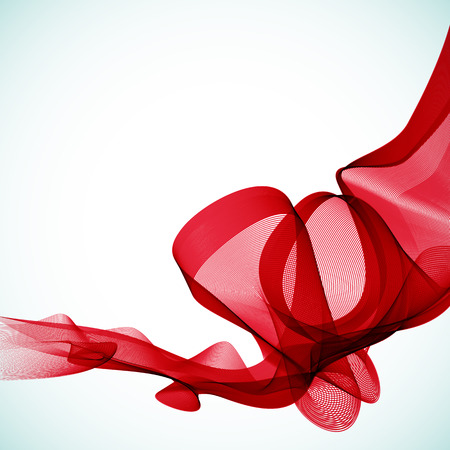 Red smoke. Illustration for your design.のイラスト素材