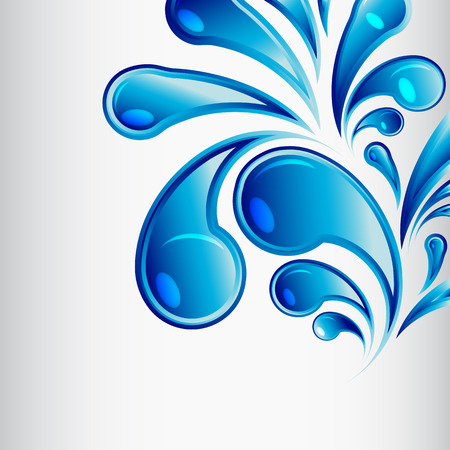 water drop backgroundのイラスト素材