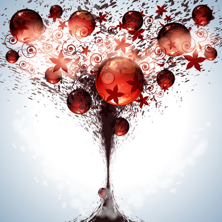 Abstract swirl background.のイラスト素材