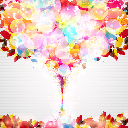 abstract flora background のイラスト素材