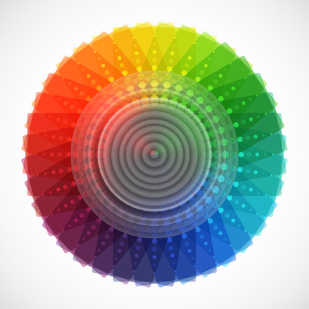 geometric halfton background. のイラスト素材