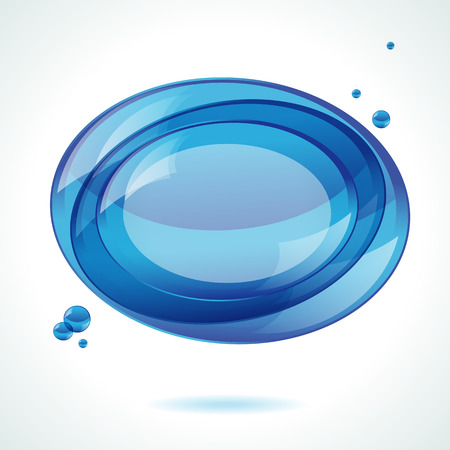 Speech blue bubble   backgroundのイラスト素材
