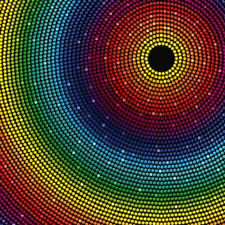 EPS10 Rainbow Dots Background のイラスト素材
