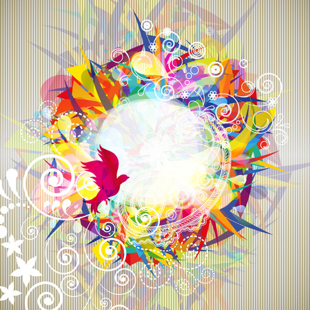 Abstract modern background.のイラスト素材